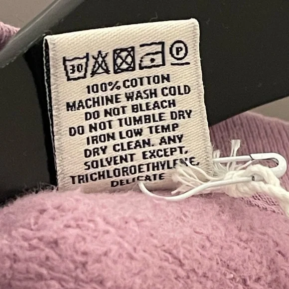 Sporty & Rich x Lily's Sweets "Tasty & Rich" Sweater (Color Lilac) Size Large - Picture 7 of 8